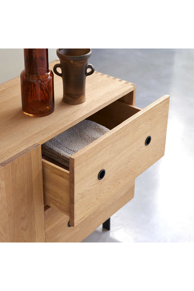 Modern Minimalist Oak Sideboard | Tikamoon Jeanne | Woodfurniture.com