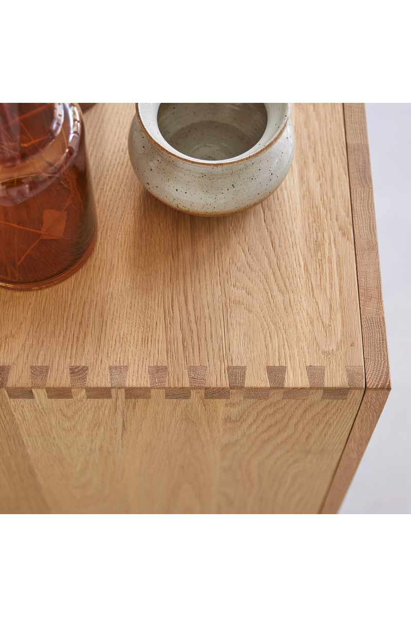 Modern Minimalist Oak Sideboard | Tikamoon Jeanne | Woodfurniture.com