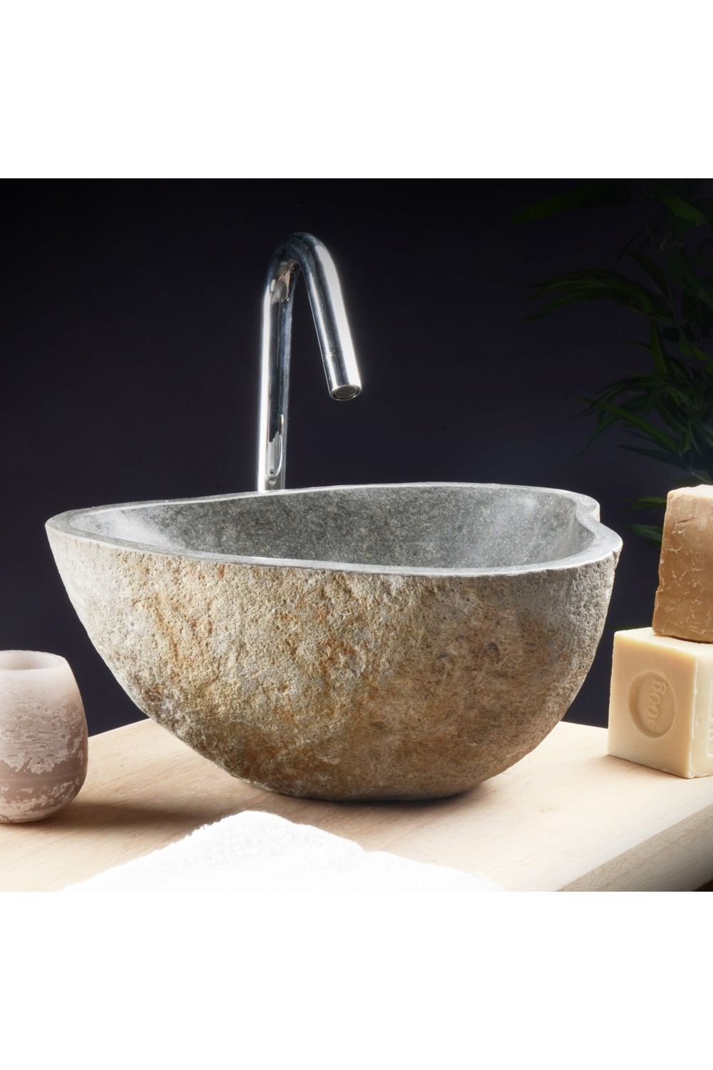 Basalt Bathroom Sink | Tikamoon Nobu | Woodfurniture.com