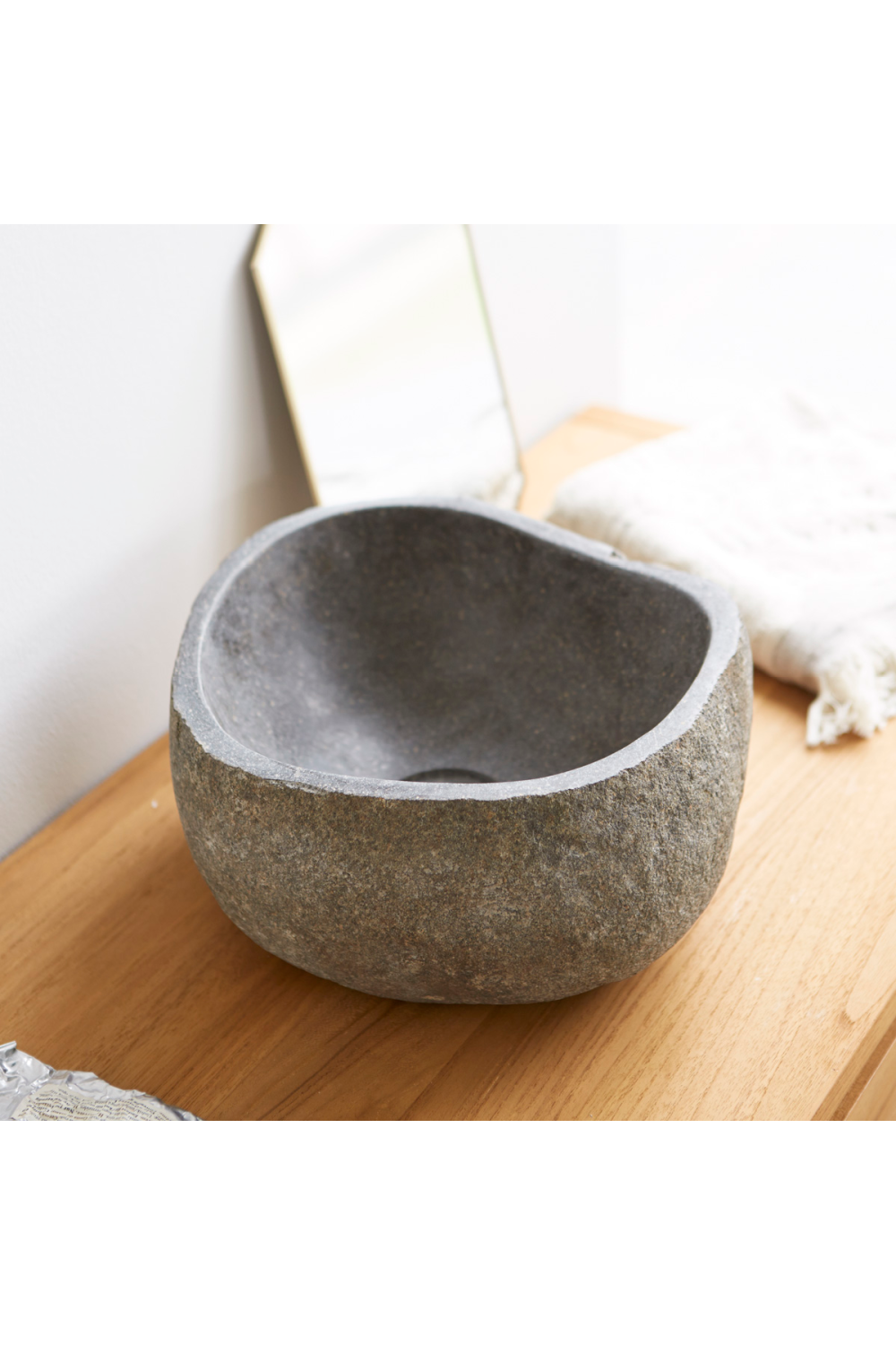 Basalt Bathroom Sink | Tikamoon Nobu | Woodfurniture.com