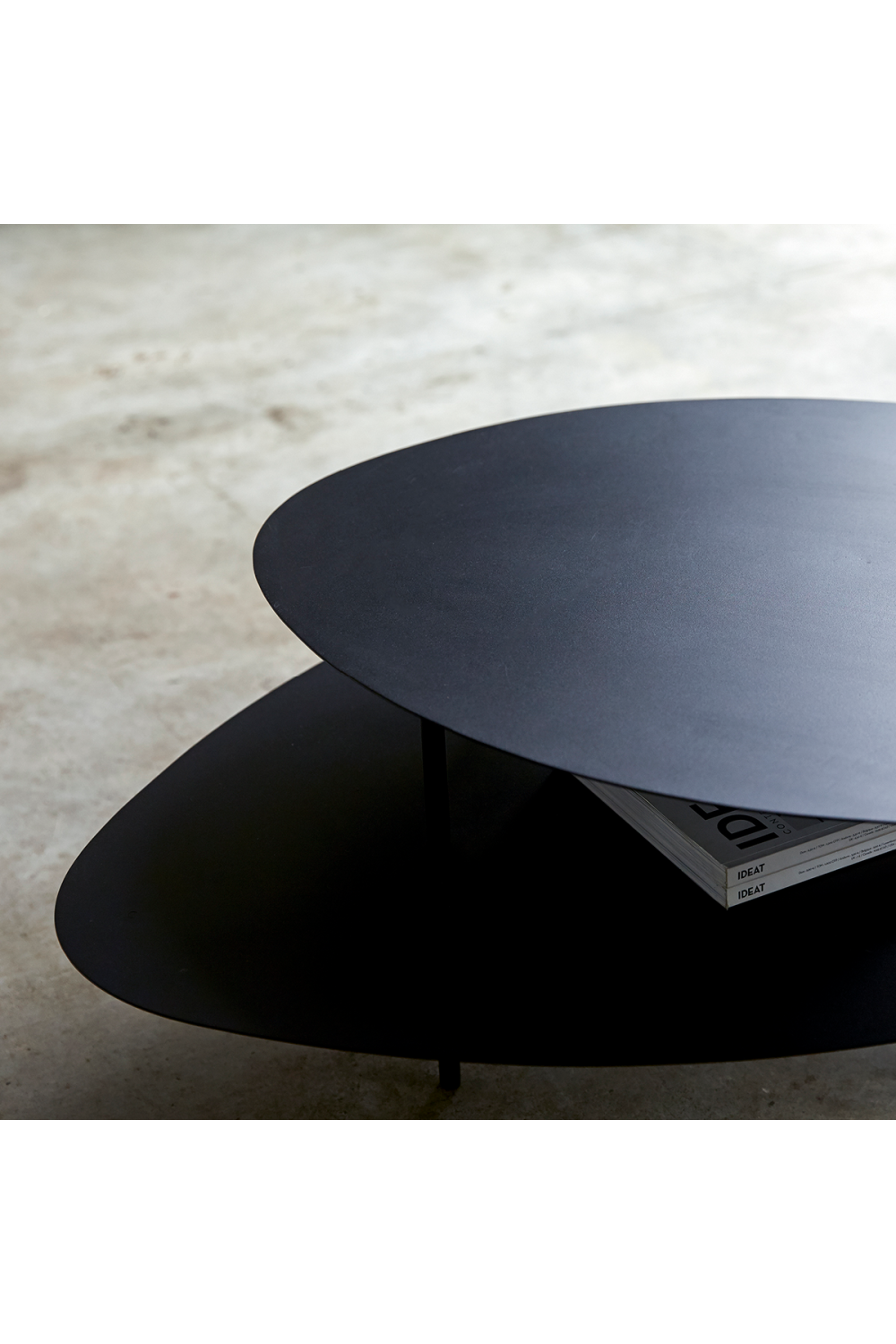 Black Metal Modern Coffee Table | Tikamoon Judit | WoodFurniture.com