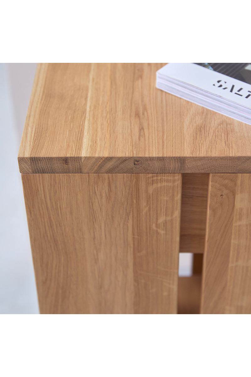 Solid Oak Bedside Table | Tikamoon Eden | Woodfurniture.com