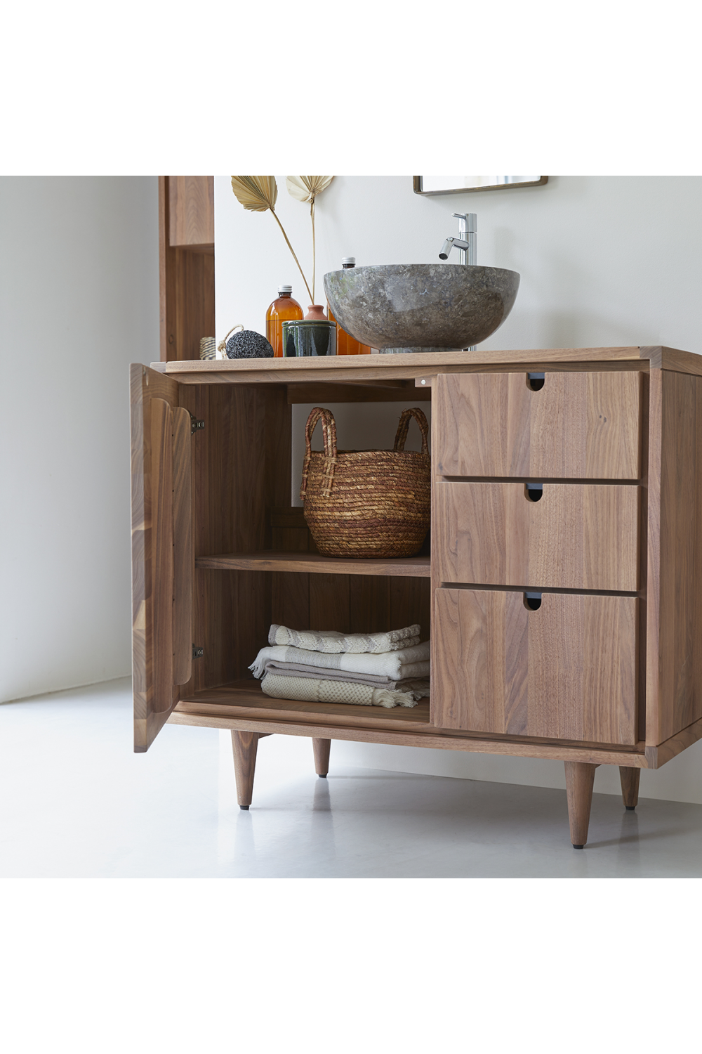 Scandinavian Style Vanity Unit | Tikamoon Jonak | Woodfurniture.com