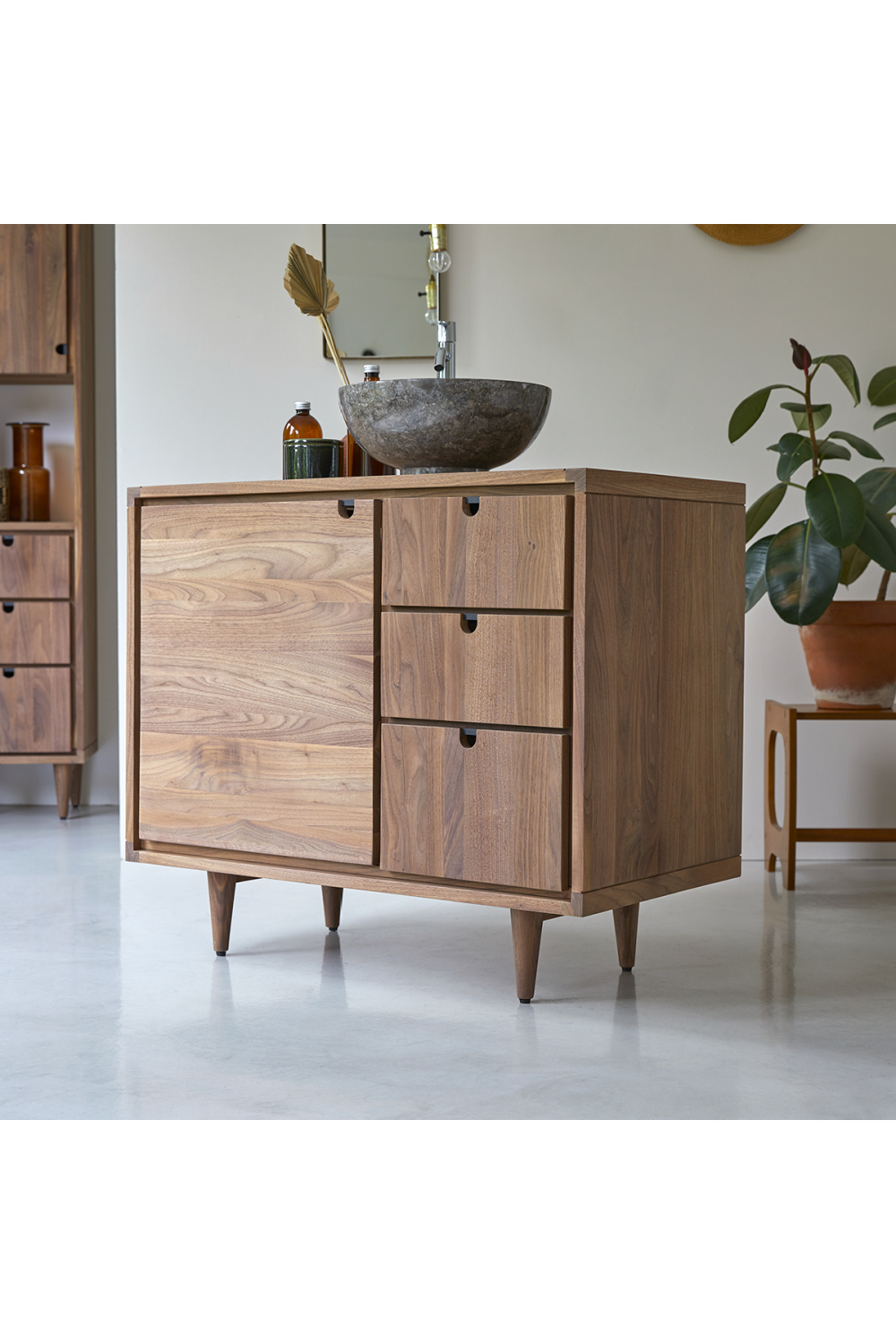 Scandinavian Style Vanity Unit | Tikamoon Jonak | Woodfurniture.com