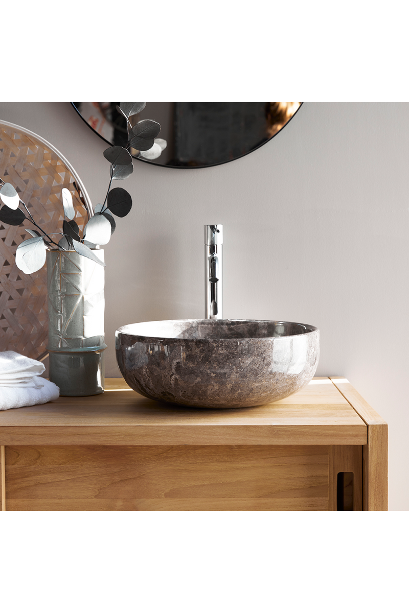 Marble Modern Bathroom Sink | Tikamoon Pia | Woodfurniture.com