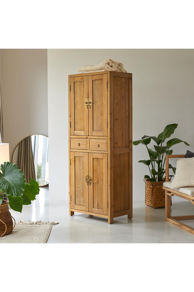 Modern Classic Pine Wardrobe | Tikamoon Yuki | Woodfurniture.com