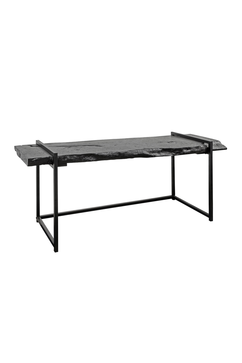 Black Lychee Wood Console Table | Versmissen | Woodfurniture.com