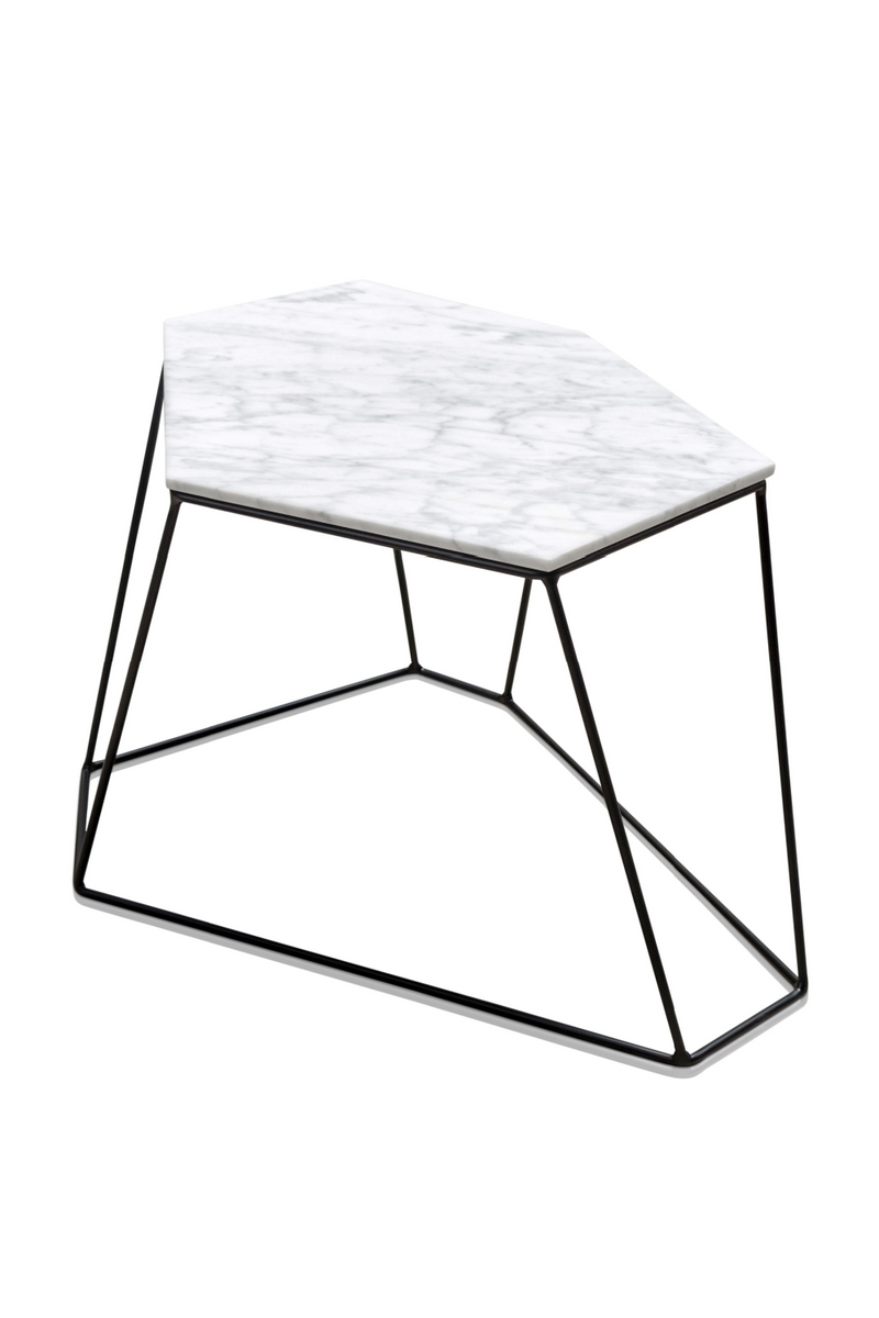 White Marble Modern Coffee Table | Versmissen Bunker51 | Woodfurniture.com