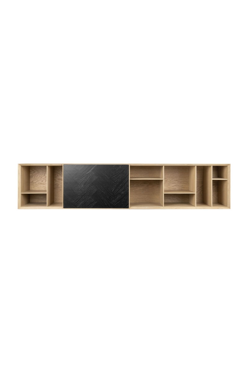 Herringbone Wooden Hanging Bookcase | Versmissen Bible | Woodfurniture.com