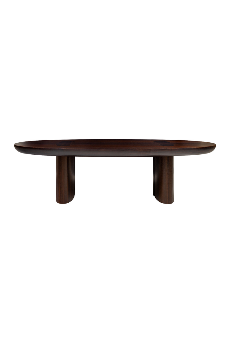 Oval Eucalyptus Coffee Table | Versmissen Durban | Woodfurniture.com