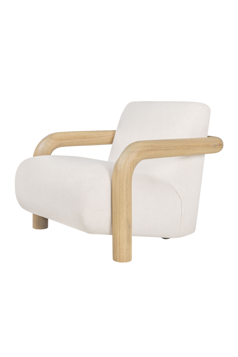 White Modern Lounge Chair | Versmissen Goma | Woodfurniture.com