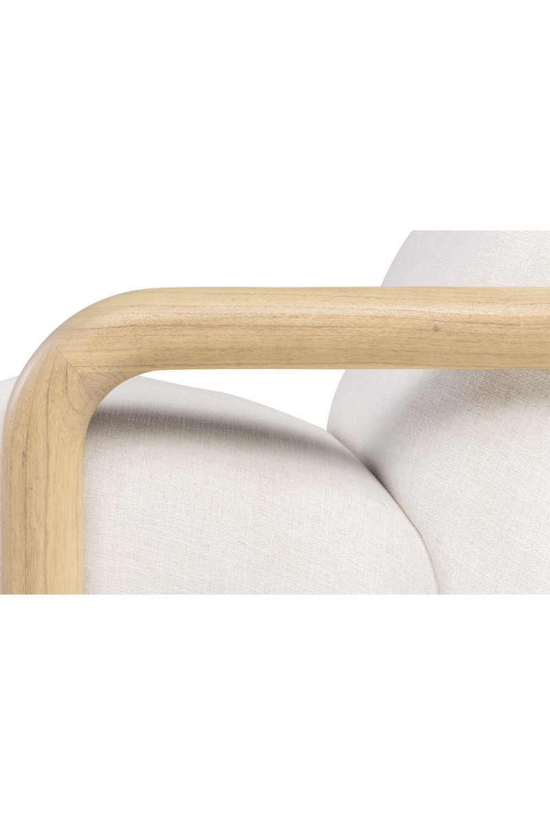 White Modern Lounge Chair | Versmissen Goma | Woodfurniture.com
