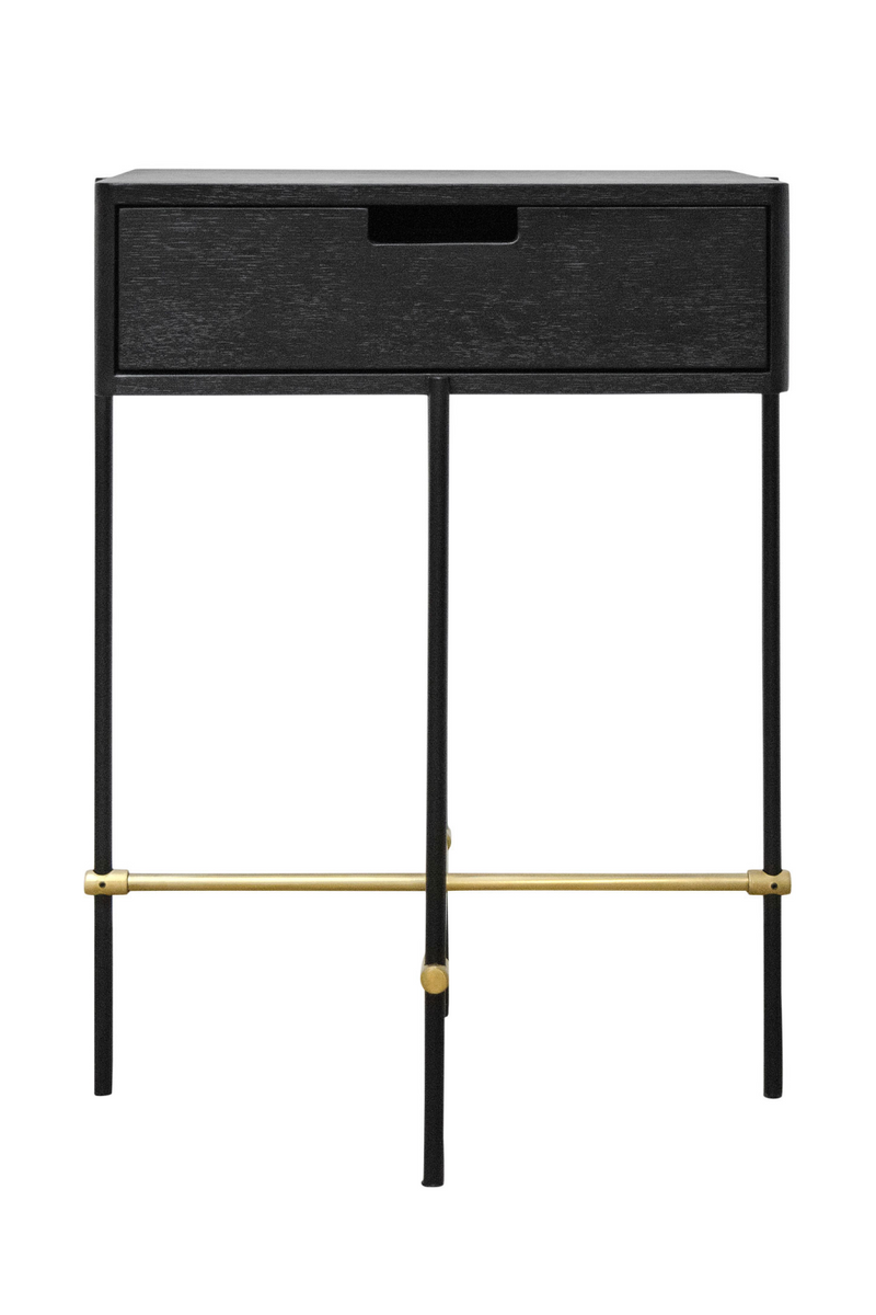 Black One-Drawer Cabinet | Versmissen Highline | Woodfurniture.com
