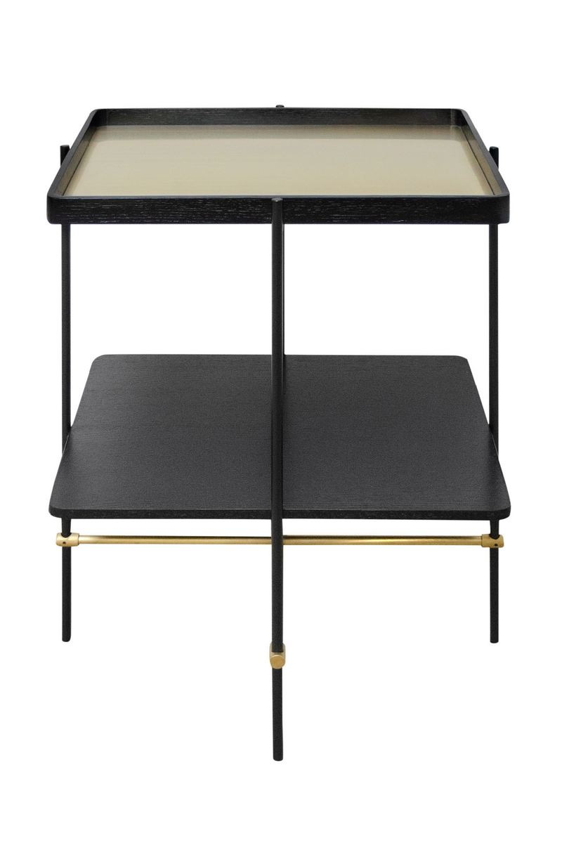 Black 2-Layer Occasional Table | Versmissen Highline | Woodfurniture.com