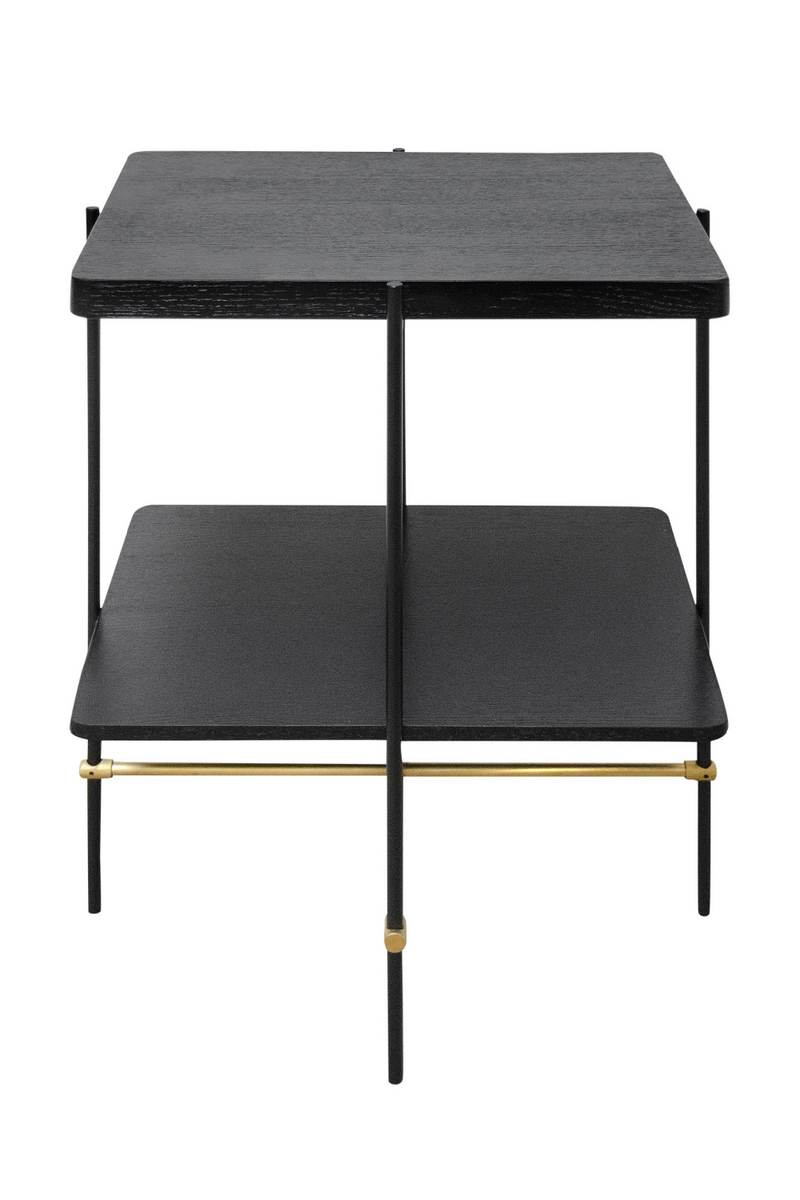 Black 2-Layer Occasional Table | Versmissen Highline | Woodfurniture.com