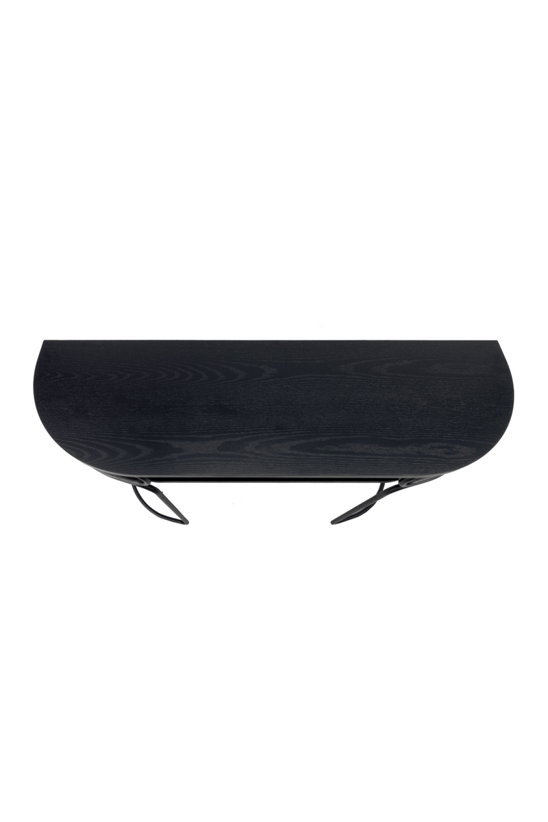 Black Oak Console Table | Versmissen Hoops | Woodfurniture.com
