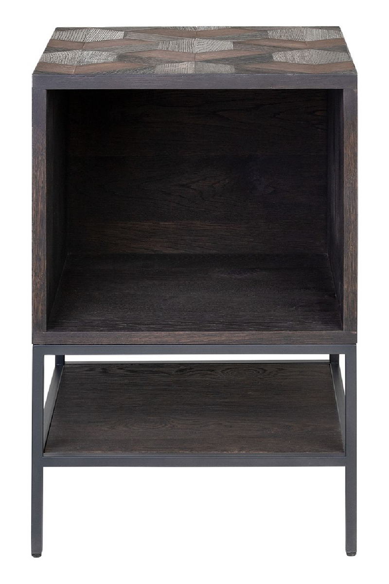 Oak Parquet Bedside Cabinet | Versmissen Illusion | Woodfurniture.com