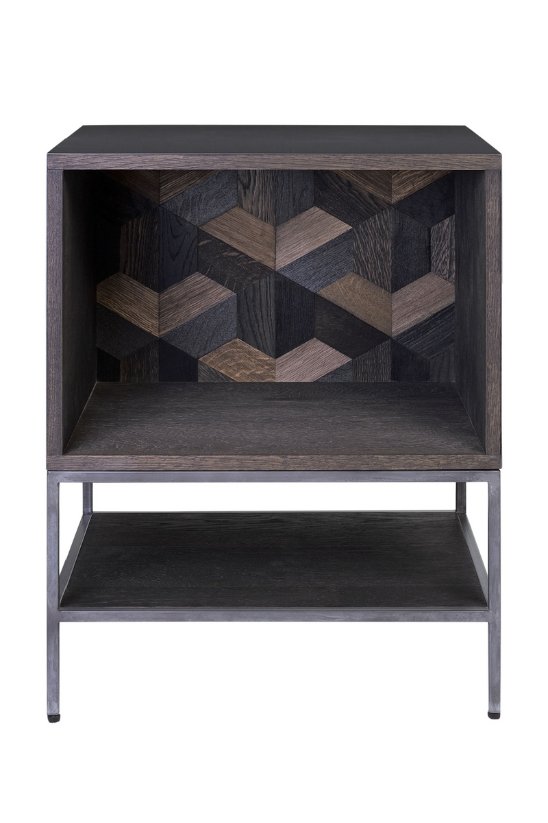 Oak Adjustable Bedside Cabinet | Versmissen Illusion | Woodfurniture.com