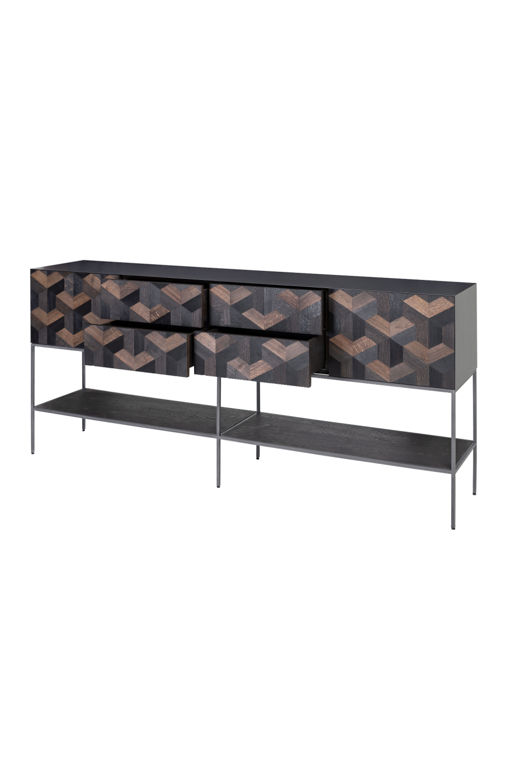 Oak Parquet Sideboard | Versmissen Illusion | Woodfurniture.com