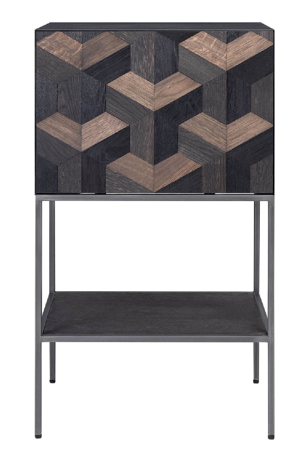 Oak Parquet Sideboard with Toprack | Versmissen Illusion | Woodfurniture.com