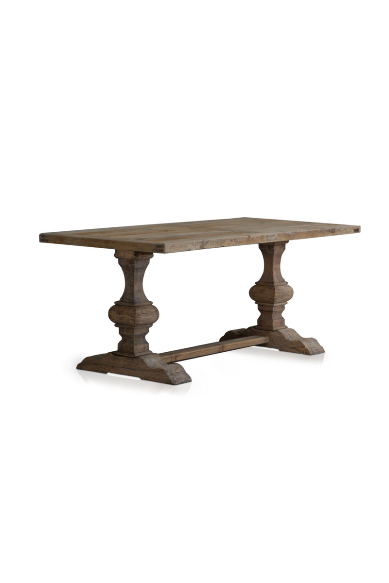Reclaimed Pine Dining Table | Versmissen Column | Woodfurniture.com