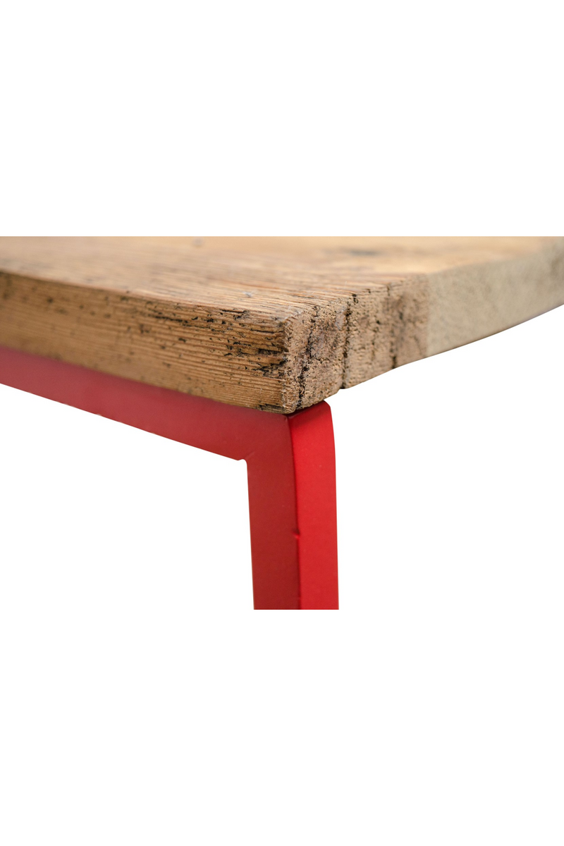 Red Base Sofa Table L | Versmissen Slim | Woodfurniture.com