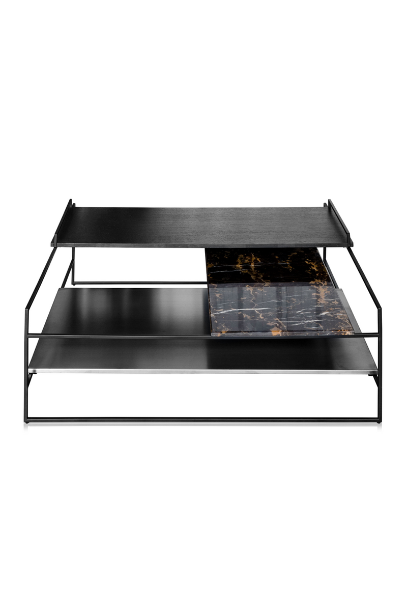 Multi-layered Black Coffee Table | Versmissen Architect | Woodfurniture.com