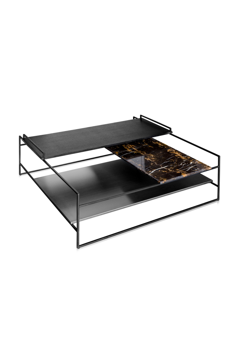 Multi-layered Black Coffee Table | Versmissen Architect | Woodfurniture.com