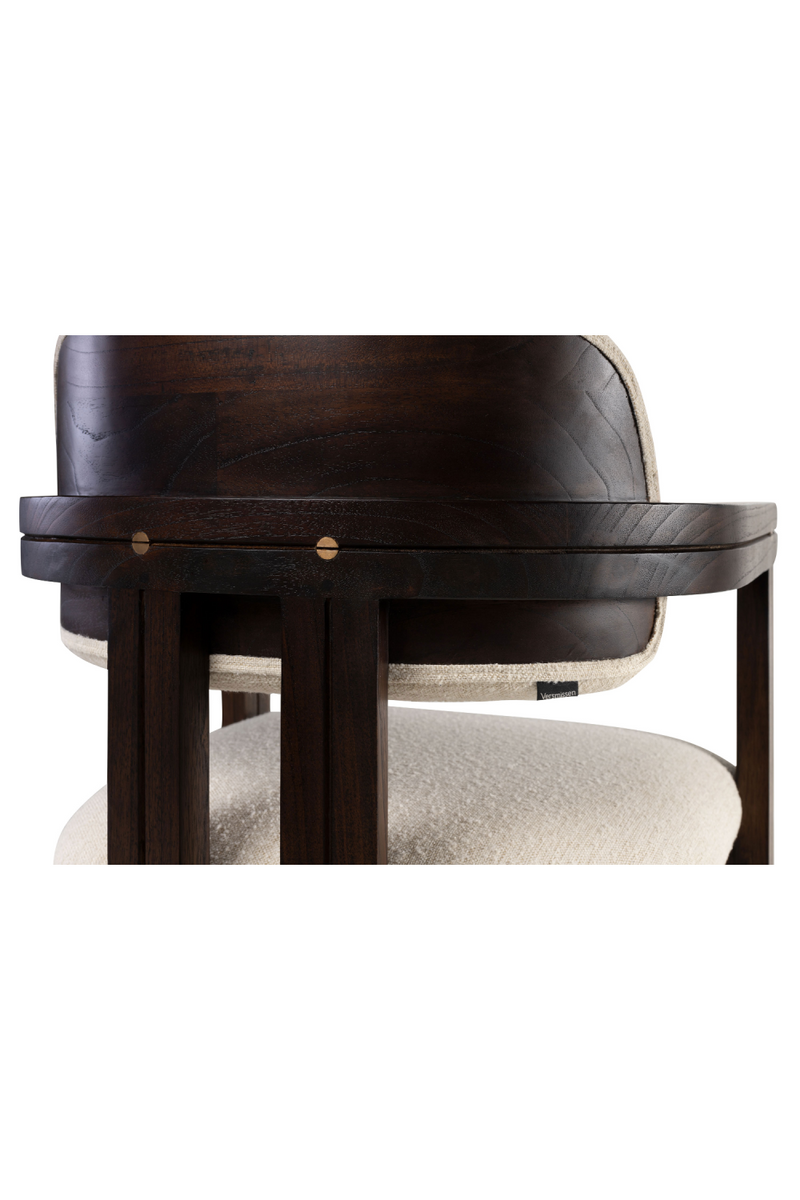 Cream Dining Armchair | Versmissen Mako | Woodfurniture.com