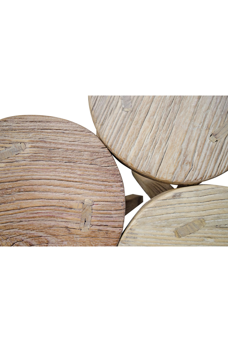 Round Wooden Bar Stool | Versmissen | Woodfurniture.com