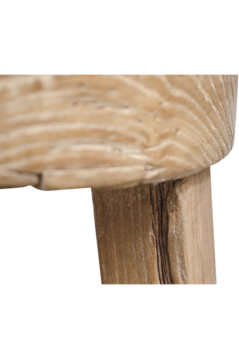 Round Wooden Bar Stool | Versmissen | Woodfurniture.com