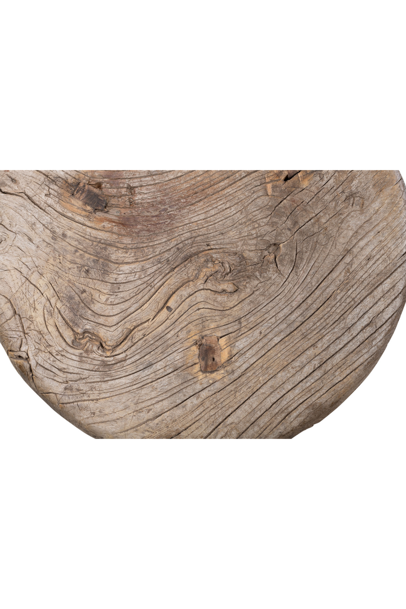 Round Wooden Rustic Stool | Versmissen | Woodfurniture.com