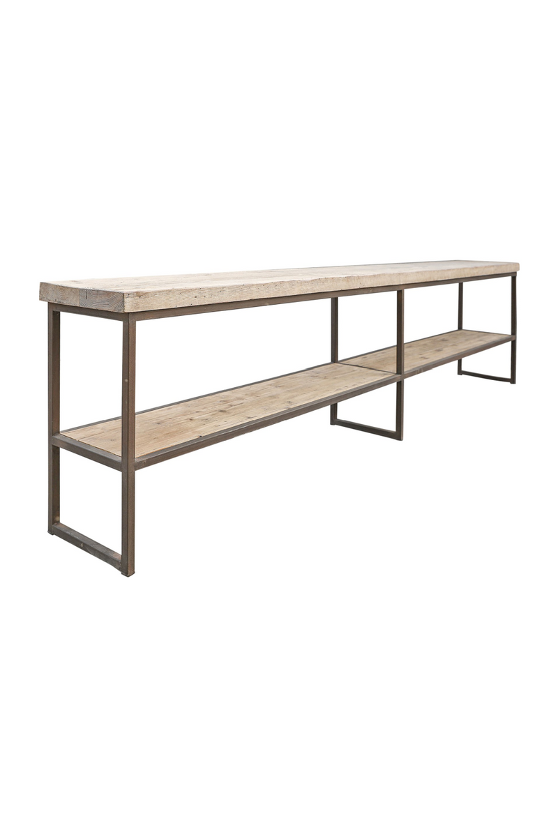Wooden 2-Layer Console Table XXL | Versmissen | Woodfurniture.com