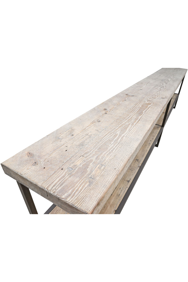 Wooden 2-Layer Console Table XXL | Versmissen | Woodfurniture.com