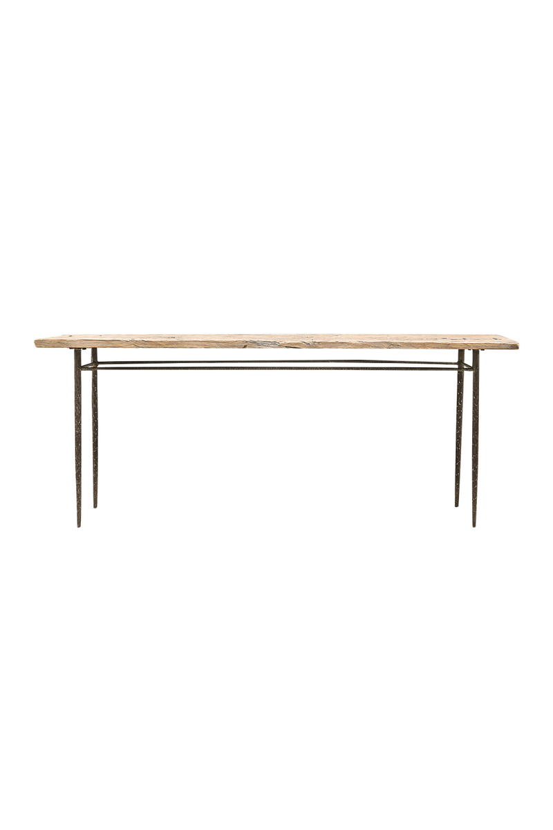 Wooden Plank Console Table L | Versmissen | Woodfurniture.com