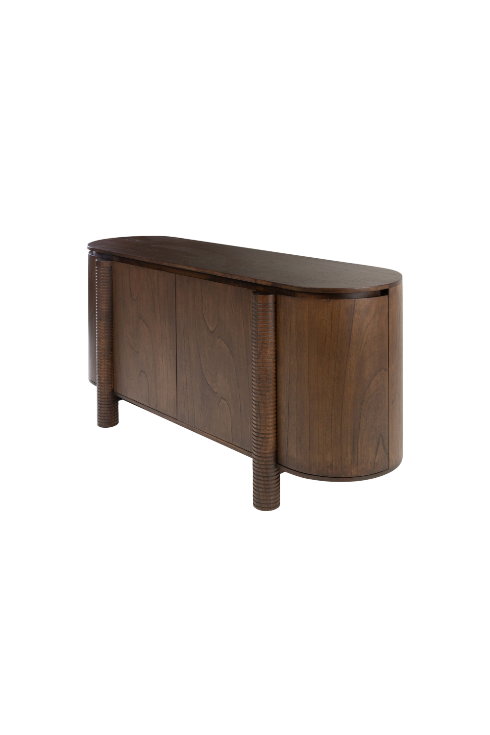 Brown Mindi Oval Sideboard  | Versmissen Mezze | Woodfurniture.com