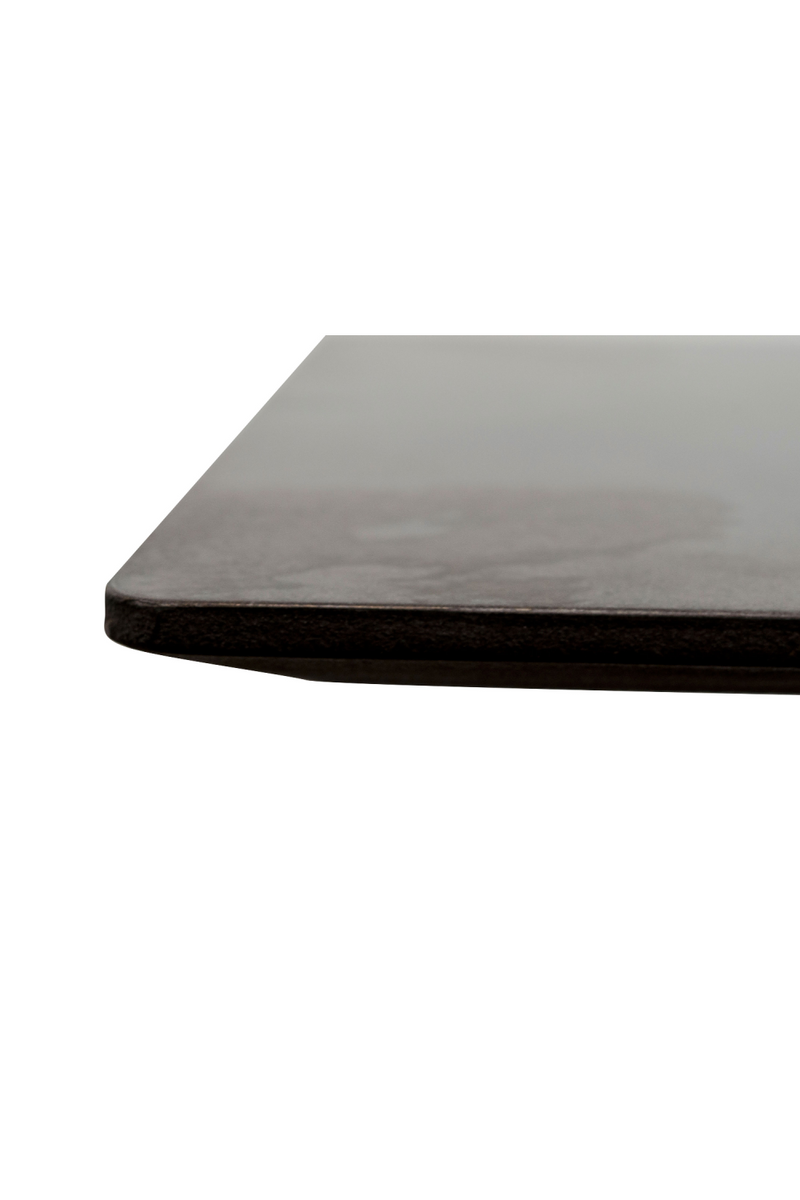 Black Square Dining Table | Versmissen Pillar | Woodfurniture.com