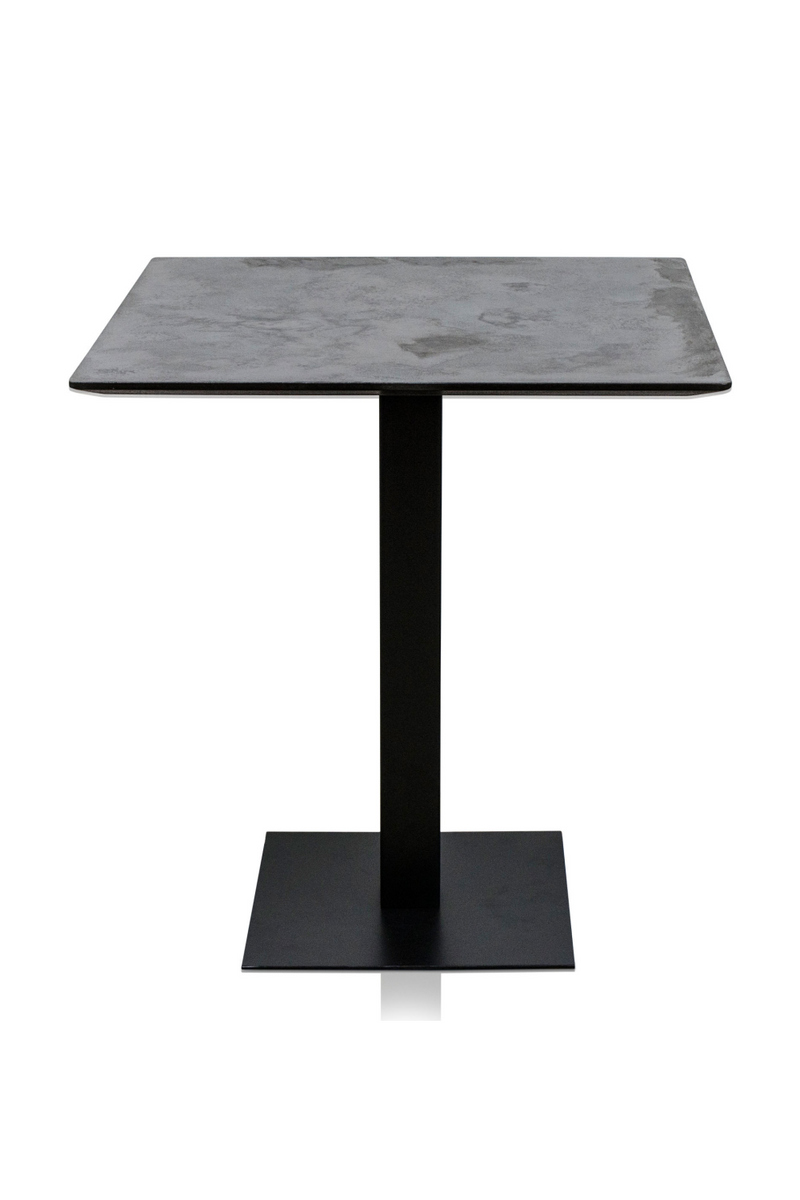 Black Square Dining Table | Versmissen Pillar | Woodfurniture.com