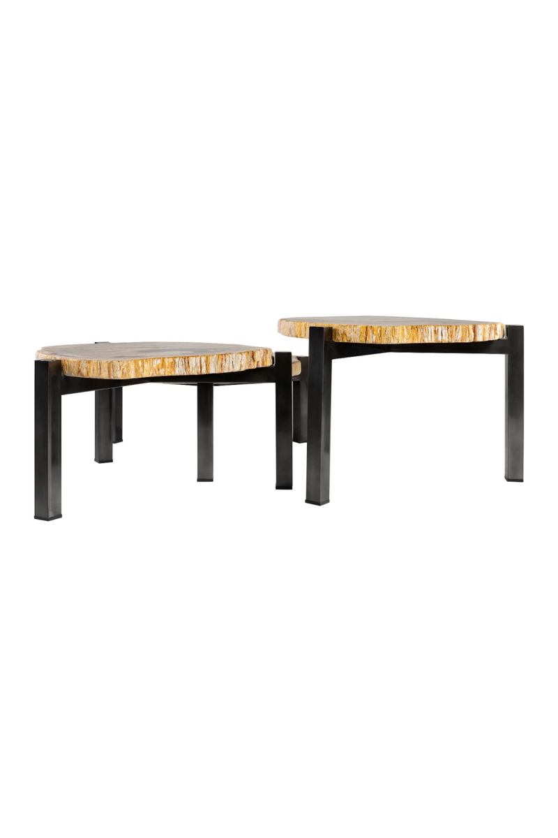 Petrified Wood Nested Coffee Tables (3) | Versmissen | Woodfurniture.com