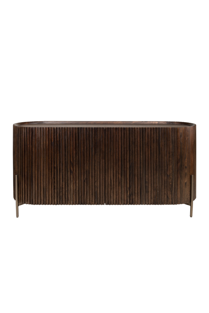 Mindi Wood Oval Sideboard | Versmissen Pogoro | Woodfurniture.com