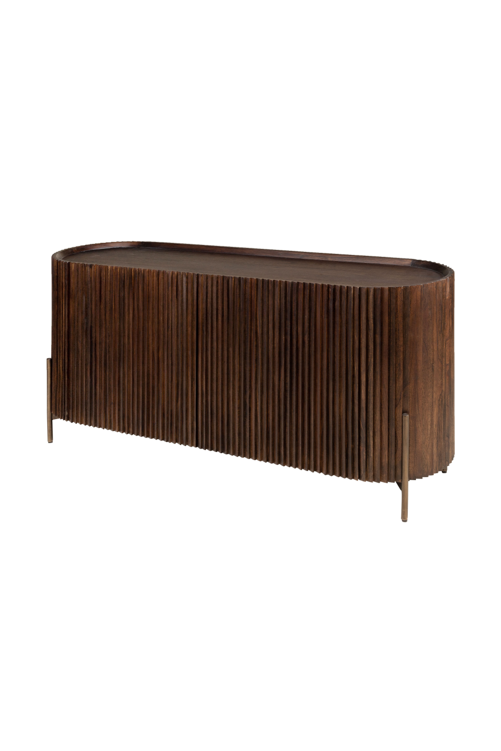 Mindi Wood Oval Sideboard | Versmissen Pogoro | Woodfurniture.com