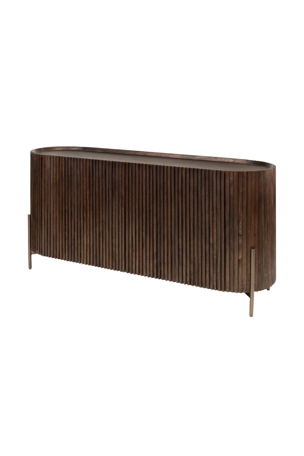 Mindi Wood Oval Sideboard | Versmissen Pogoro | Woodfurniture.com