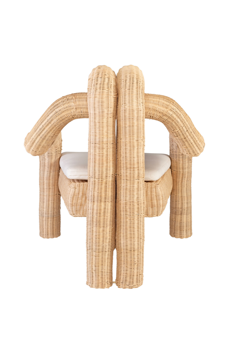 Sculptural Rattan Accent Chair | Versmissen Pompidou | Woodfurniture.com