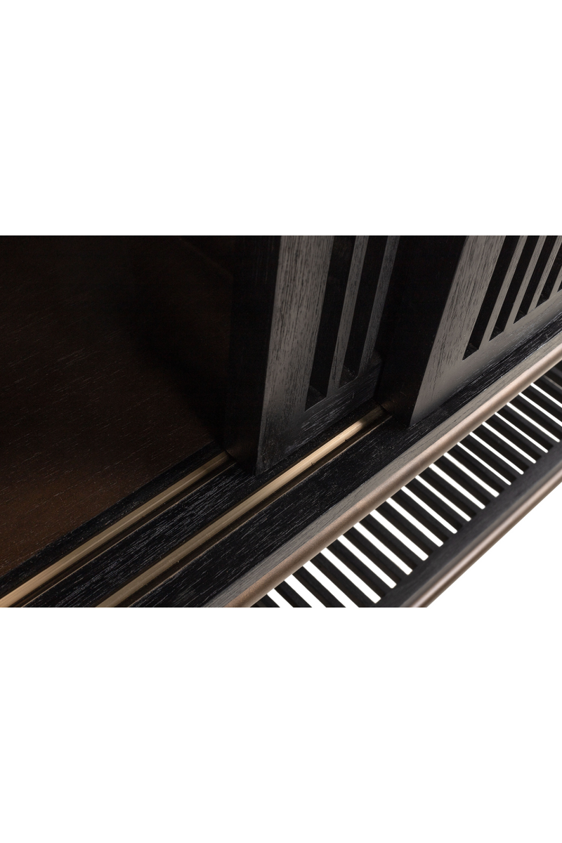 Black Mindi Wood Cabinet | Versmissen Tellem | Woodfurniture.com