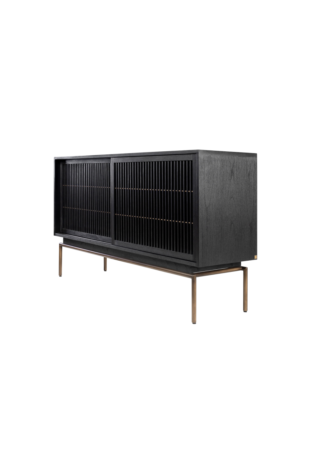 Black Mindi Wood Sideboard | Versmissen Tellem | Woodfurniture.com