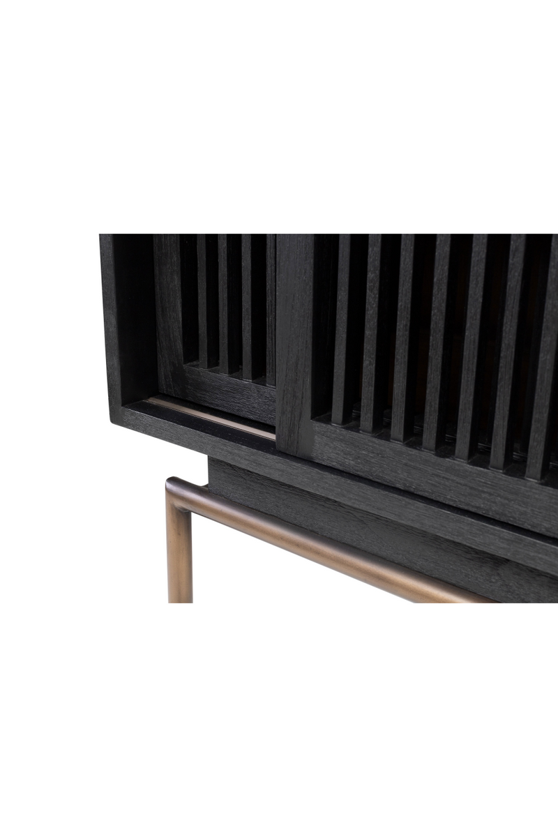 Black Mindi Wood Sideboard | Versmissen Tellem | Woodfurniture.com