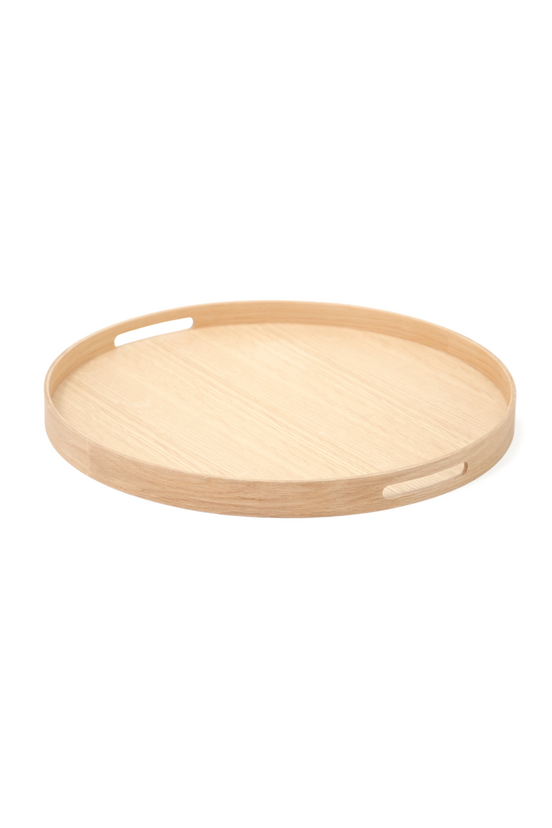Wooden Round Tray | Wireworks Busboy 450 Round Tray | Woodfurniture.com