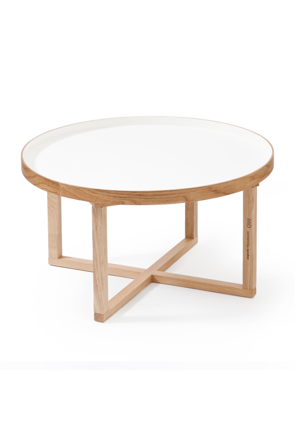 Wooden Round Coffee Table | Wireworks | OROA TRADE