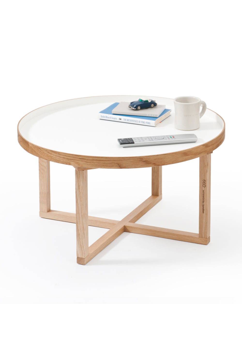 Wooden Round Coffee Table | Wireworks | OROA TRADE