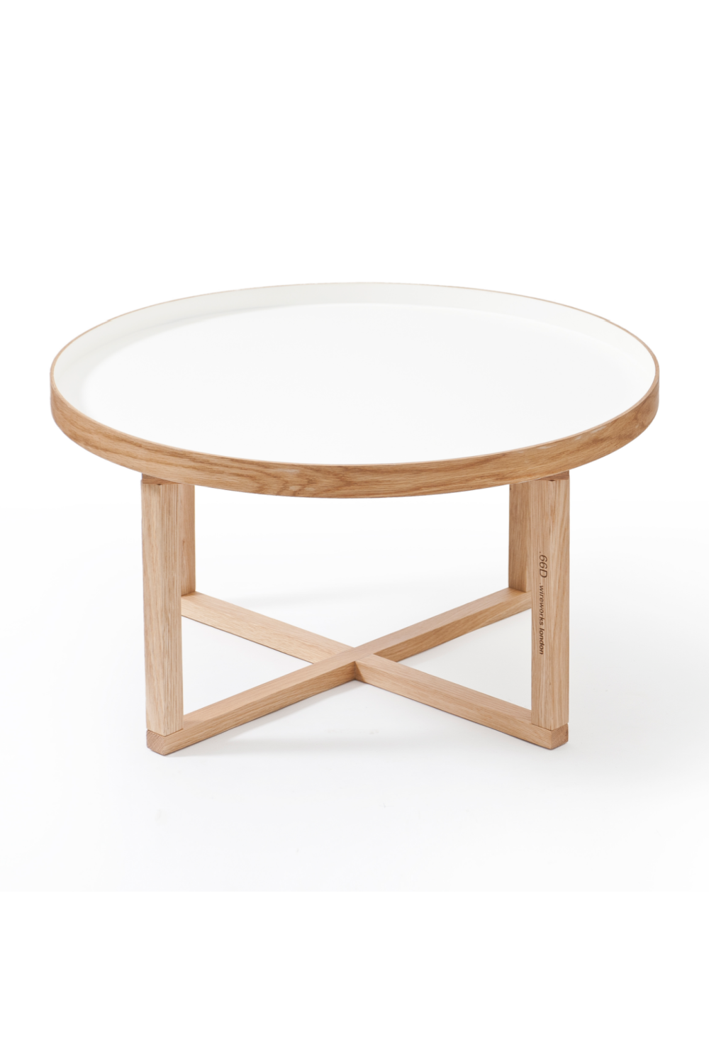 Wooden Round Coffee Table | Wireworks | OROA TRADE